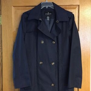 London Fog Navy Trench Coat